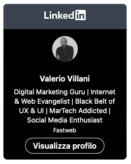 Valerio Villani Profilo LinkedIn
